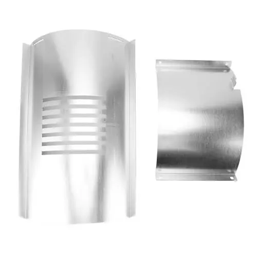 Produktbild: 2-teiliges Flammen-Broiler-Set, Edelstahl-Flammen-Broiler-Schiebedeckel, Set für Pit Pelletgrills, Smoker-Grill-Ersatzteile