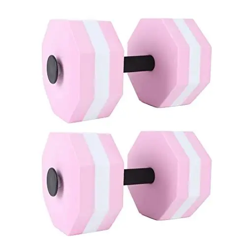 Produktbild: 2-teiliges Hantel-Set für Wasserübungen, Eva-Schaum-Hantel-Set, Wassergewicht, Pool-Widerstand, Wasser-Fitnessgeräte für Schwimmtraining, Wassersport