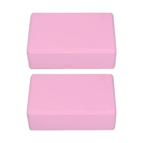 Produktbild: 2-teiliges Yoga-Block-Set für Yoga, Pilates und Meditation, rutschfeste EVA-Schaumstoffblöcke für Stabilität und Halt, ideal zum Vertiefen von Posen und zur Verbesserung der