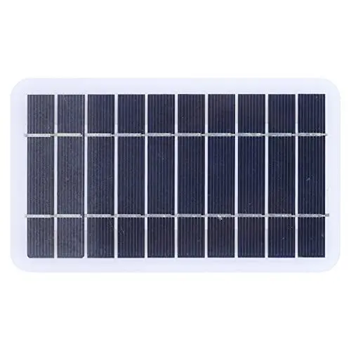 Produktbild: 2W 5V Solarladegerät - Polykristallines Silizium-Solarpanel zum tragbaren Laden mobiler Geräte im Freien