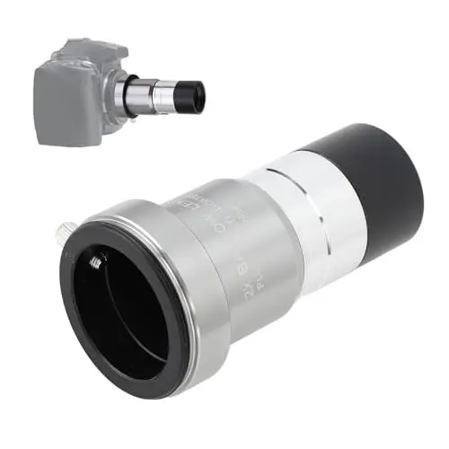 Produktbild: 2X Barlowlinse 1,25 Zoll Metall Teleskopokulare mit M42 Gewinde Kamera Anschlussschnittstelle für Astronomische Teleskop DSLR Fotografie