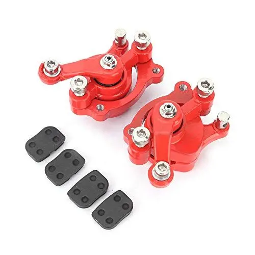 Produktbild: Solide Scheibenbremssättel, 2PCS Mini Moto Bremssattel Ersatzteile aus Hartmetall Vorne Hinten Ersatz Motorrad Scheibenbremssattel für Kid ATV Quad