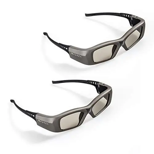 Produktbild: 2X Hi-Shock BT Pro Oxid Diamond aktive 3D Brille kompatibel mit Sony, Samsung, Panasonic 3D TV | komp. mit SSG-3570CR, TDG-BT500A, TY-ER3D5ME 120 Hz
