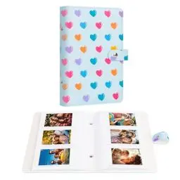 Produktbild: 156 Fotoalbum für Instax Mini Film (54 x 86 mm), 2x3 Zoll Bilderbuch Passend für Polaroid Zink und HP Sprocket Instant Photo Papier,K-pop Fotokarten (Lila)