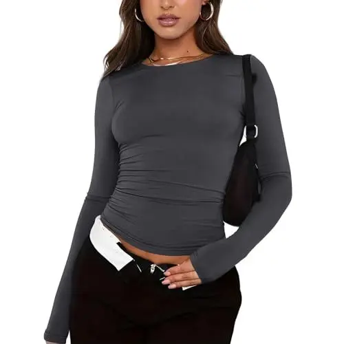 Produktbild: 2Yk Clothes Streifen Pullover Damen Oberteil Rot Pullover Mit Glitzer Pullover Herzen Damen Wickelstrickjacken Für Damen Skims Dupe Hose Pullover Gelb Damen Damen-Pullover, Weinrot Damen Schön