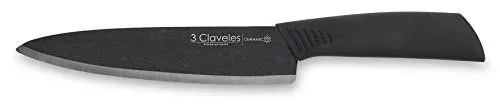 Produktbild: 3 Claveles Keramikmesser, Edelstahl, Schwarz, 15 cm
