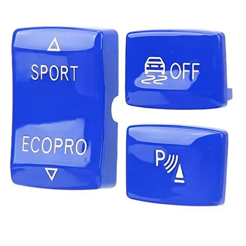 Produktbild: 3 PCS -Ausrüstungs -Taste -Kit 6131 9252 912 1 ESP Antislip Switch Sport Taste Sensor -Taste Ersatz für F20 F21 F22 F23 Schwarz (Blau)