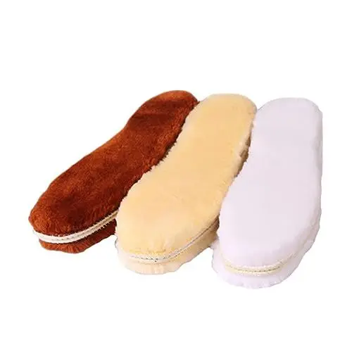 Produktbild: 3 Paare Flauschige Einlegesohlen Für Damen Flauschige Schuheinlagen Plüsch Schuheinlagen Thermische Einlegesohlen Fleece-einlagen Für Stiefel Gemütlich Einlegesohle Schuhe