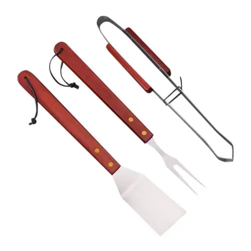 Produktbild: BESPORTBLE 3stücke -grillwerkzeug Spatel Zange Und Für Outdoor-Grillen Und Langlebig Und Praktisch Für Grillabende Und Camping