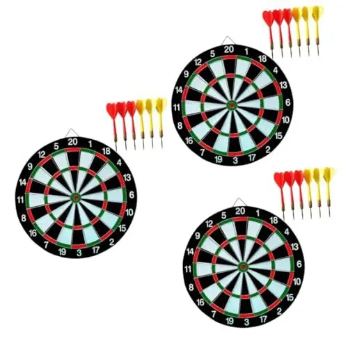 Produktbild: YARNOW 1satz -Dartboard Set Mit Darts Freizeitspiel Für Büro Zuhause Und Outdoor Zufällige Farbe Für Erwachsene