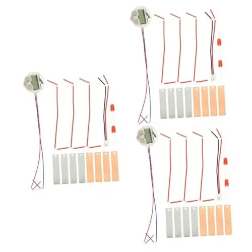 Produktbild: 3 Sets Obstbatterie Experiment Zitronen Wissenschaftsset Orange Wissenschaftsexperimentset Lernspielzeug Kinderspielzeug Obstbatterie Kits Schülerbedarf Obstbatterie Projektset OFFSCH