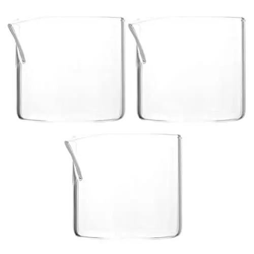 Produktbild: 3 St¨¹ Kleiner Glask?nnchen Milchk?nnchen Milchk?nnchen Miniglaskrug Transparenter Kaffeekrug Glastee Milchausgie?er Glaskrug Minikrug Schaumkrug 60Ml