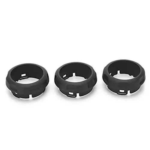 Produktbild: 3 Stück Klimaanlagen-Schalterknopfabdeckungsringe, Audio Vent Outer Center Control Knob Trim Ersatz Für Land Rover Discovery 4/Sportversion