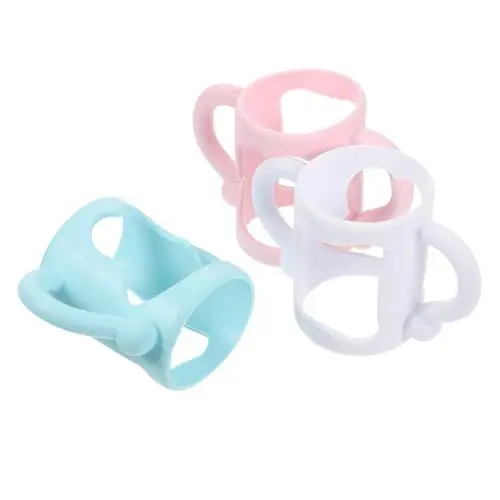 Produktbild: 3 Stk Flaschengriff Griff für Babyflaschen Babyflaschenhalter flaschengestell baby babyflaschen halterung weiche Griffe für Babyflaschen Flaschenhalter für Babys breiter Mund