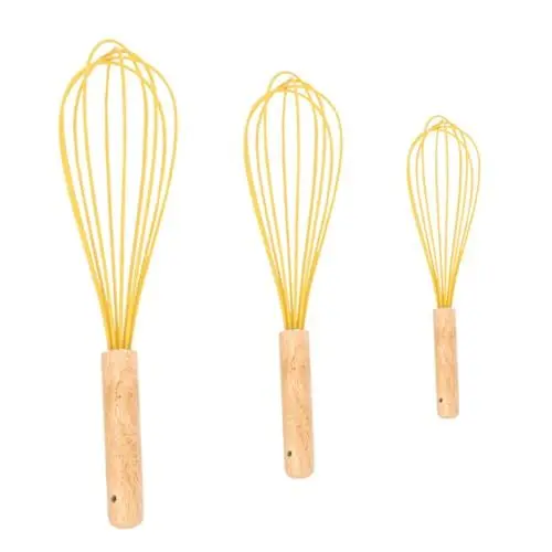 Produktbild: ABOOFAN Schneebesen-set 3-teilig Handrührgerät Schneebesen Manueller Mixer für Den Haushalt Backcreme Schneebesen