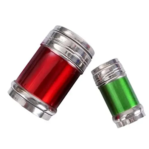 Produktbild: 3 Stück 3 stainless steel inoxlm famaliguy grills grillzange grillring gewürzgläser Kochshaker Pfefferstreuer für Grill Zuckerstreuer für die Küche Gewürze Rolle Flasche Streuen