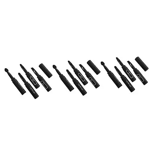 Produktbild: 3 Stück 4 1 4-in-1-make-up-pinsel Makeup Bürsten Eyeliner-pinsel Für Augenbrauen Make-up-pinsel Für Mädchen Make-up-lippenpinsel Kosmetikpinsel Fräulein Multifunktion Plastik