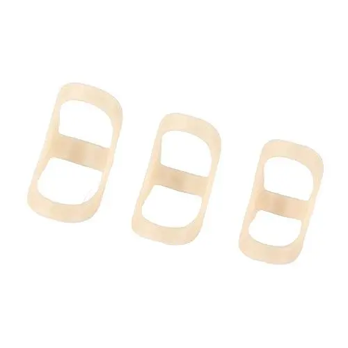 Produktbild: 3 Stück Fingerschienen, Fingerstütze, Immobilisierung der Fingerknöchel, Fingerschutz für Gebrochene Finger, Glättung, Arthritis, Größe 2 3 4 Passend für Mittelfinger, Ringfinger, Kleinen Finger