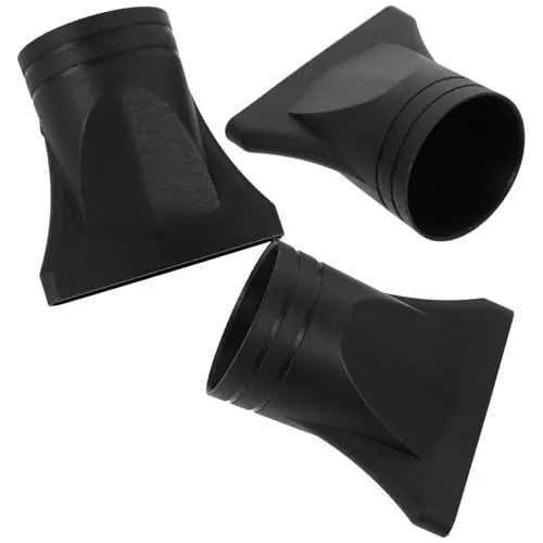 Produktbild: 3 Stück Haartrockner-Diffusor Salon-Ersatzteile Wiederverwendbare Trockner-Düse Universeller Haar-Diffusor- Haartrockner-Haubenabdeckung Haartrockner-Aufsätze