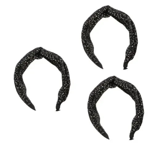 Produktbild: 3 Stück Kreuz-Stirnband Stirnbänder Für Mädchen Damen-Kopftücher Rutschfest Damen-Stirnband Gedrehtes Haarband Damen-Haarband Knoten-Stirnband Breitseiten-Schal
