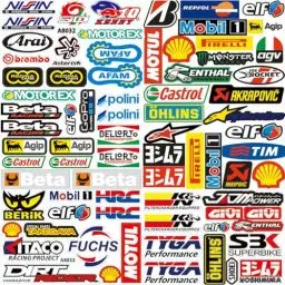 Produktbild: 3 Stück Motocross Aufkleber Moped Sticker Auto Tuning Aufkleber Folie Aufkleber Set Stickersracing Mtb Aufkleber Geeignet Für Motorrad Skateboard Auto Rollerhelm Und Motocross Aufkleber（Typ A）