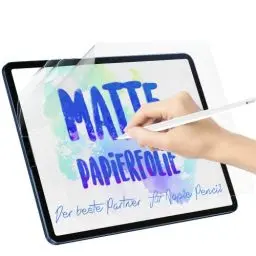 Produktbild: 3 Stück Papier Folie Kompatibel mit iPad 7./8./9.Generation(10.2 Zoll, 2019/2020/2021), Matt Papierfolie Schutzfolie Displayschutz Blendfreiem Feel Paper Film PET Screen Protector for Writing Drawing
