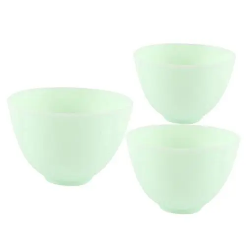 Produktbild: 3 Stück Schüssel-Rührschüsseln Gesichtsschüsseln Kleine Silikonschüsseln Diy-Schüssel Gipswerkzeuge Silikon-Messbecher Spa-Set Schönheitsschüssel Würze Hautpflege