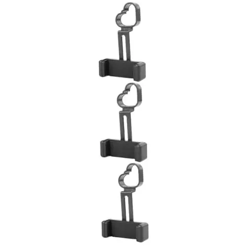 Produktbild: 3 Stück Teleskop Fotoständer Handy Halterung Handy Halterungen Für Ihr Auto Telefon Mikroskop Handy Adapter Teleskop Handyhalterung Fernglas Adapter Handy Abs Schwarz SOLUSTRE
