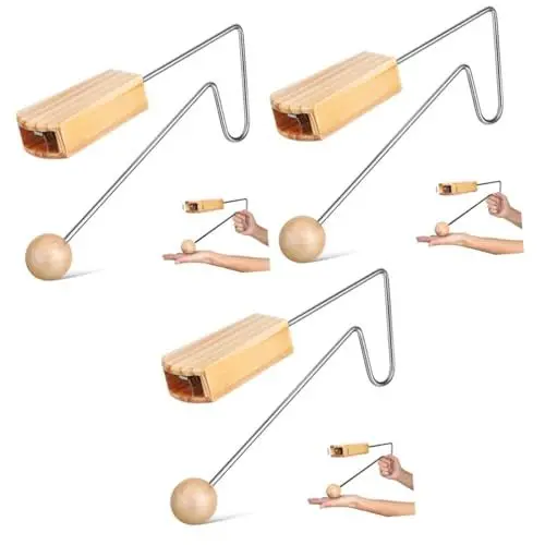 Produktbild: 3 Stück Vibrationsschockinstrument Vibrationsplatte Schlaginstrument Vibraslap Musikinstrument Klangkammern Vibraslap Holz Vibraslap Holzmusikinstrumente ibasenice