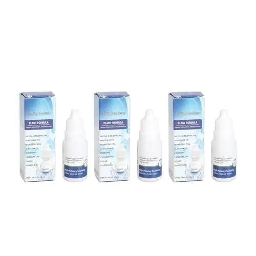 Produktbild: 3 Stück X 13ml Kühlendes Augentropfen Set, Augentropfen Zur Linderung von Rötungen für überbeanspruchte Augen – Lindern Trockenheit, Müdigkeit, Überanstrengung
