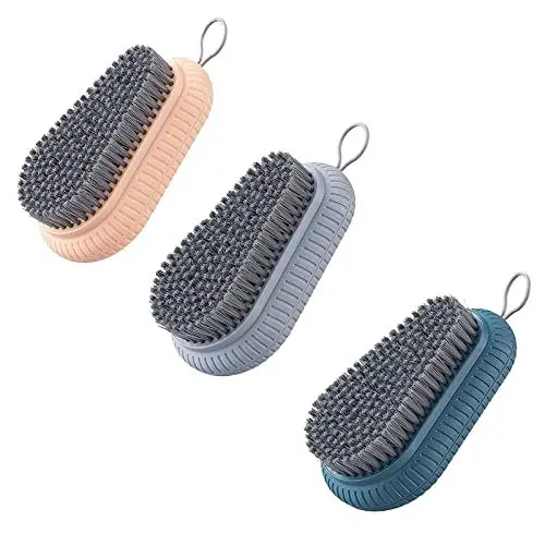 Produktbild: 3 Stück multifunktionale Wäschebürste, weiche Wäsche, Kleidung, Schuhe, Scheuerbürste, einfach zu greifende Haushaltsreinigungsbürsten