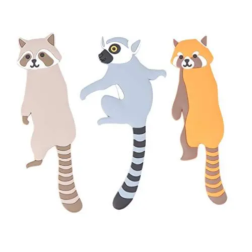 Produktbild: 3 Stücke Waschbar Wiederverwendbare Wandhaken Tier Klebstoff Haken Nahtlose Haken Abnehmbare für zu Hause Küche Badezimmer ( Katze)