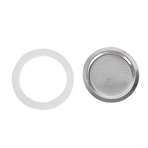 Produktbild: 3 cup+sieve Dichtungsringe für Espressokocher Ersatzdichtung für Kaffee Espresso Moka Herd Topfoberteil Silikonkautschuk