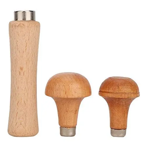 Produktbild: 3 stücke Holzgriff für Datei Schneidwerkzeug Handwerk DIY Handwerkzeuge Schraube-auf Holz Datei Griff Zum Rasieren und Entrinden Holzschnitzerei