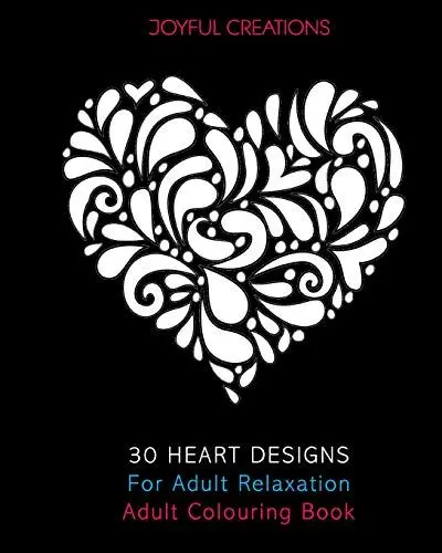 Produktbild: 30 Heart Designs For Adult Relaxation: Adult Colouring Book
