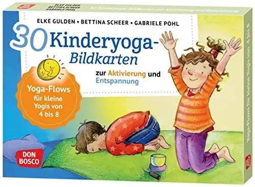 Produktbild: 30 Kinderyoga-Bildkarten zur Aktivierung und Entspannung: Yoga-Flows für kleine Yogis von 4 bis 8. 30 Bildkarten mit beliebten Asanas, die Yoga für ... und innere Balance. 30 Ideen auf Bildkarten)