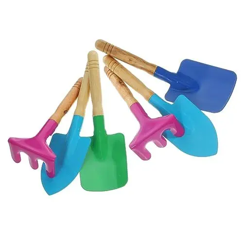 Produktbild: 30 STK Kinderspielzeug Spielset Für Den Hinterhof Für Kinder Ergonomische Gartengeräte Pflanzensets Für Kinder Outdoor-spielset Mini-spatenschaufel Strand Hölzern Eisen Bagger