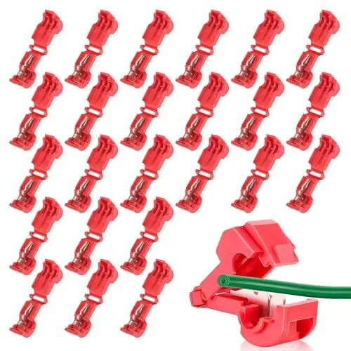 Produktbild: 30 Stück Anschlussklemmen für Mähroboter Begrenzungskabel Anschlussklemmen für Mähroboter Clip für Kabel Mähroboter T-Abzweig-Anschluss MäHroboter，mit z.B. Husqvarna, Rasenroboter Husqvarna Automow