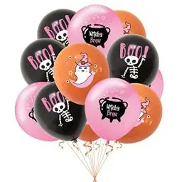 Produktbild: 30 Stück Halloween Ballons, Halloween Luftballons, Halloween Deko Luftballons, Halloween Party Deko, Latexballon für Kinder Halloween Gruselige Party Deko