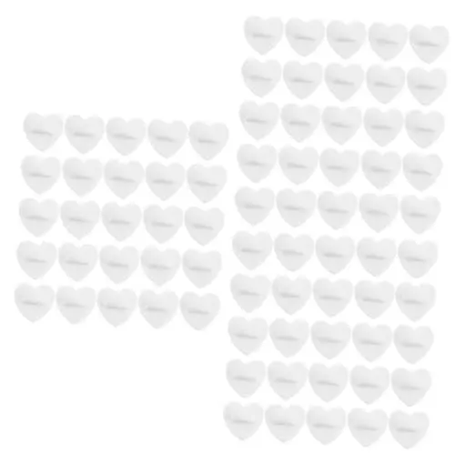 Produktbild: 300 Stk Schmetterlingshut Kupplungsstift Portemonnaie Einheitliche Nadelrücken Bastelmaterial Träger Für Krawattennadeln Sicherheitsnadelbrosche Gummi Schmuckschnalle Weiß Revers