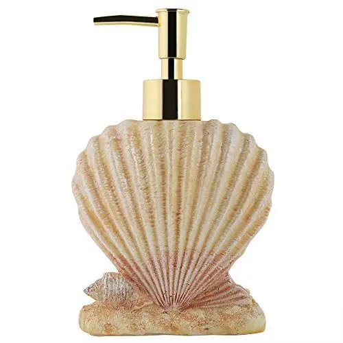 Produktbild: 300 ml Leere Lotionsflaschen, Handpresse, Seifenspender in Muschelform, Shampoo-Spender für Badezimmer, Küche, Shampoo, Duschgel