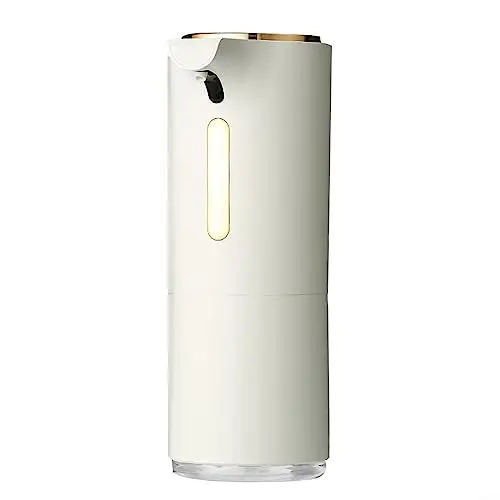 Produktbild: RANRAO 300 ml automatischer Schaumseifenspender, elektrisch, berührungslos, schäumender Seifenspender, wiederaufladbar, berührungsloser elektrischer Seifenspender, Schaumseifenspender
