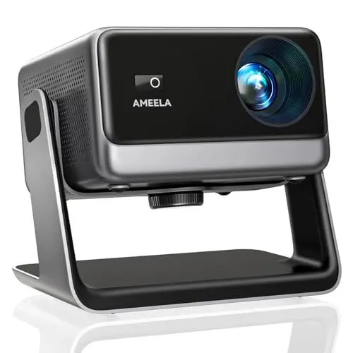 Produktbild: 30000 Lumen Beamer<strong>Netflix & Dolby Audio:</strong>  AMEELA 1080P Beamer mit WiFi und Bluetooth, Autofokus/Trapezkorrektur 100,000+ Apps & 4K Unterstützt, Videoprojektor für IOS/Android/PS5