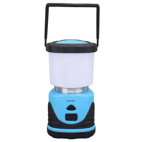 Produktbild: 300LM Camping-Laterne, IP65 Wasserdichte Zeltleuchte, Wiederaufladbar über USB, 3 Modi der Lichtanpassung, für Notstromausfall, Camping, Wandern und Outdoor-Aktivitäten. (#2)