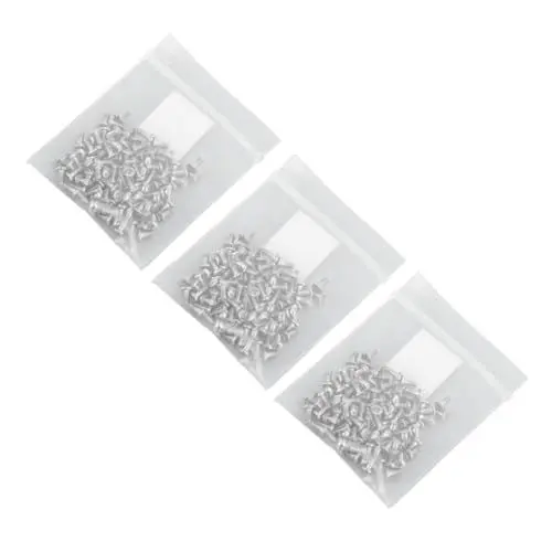 Produktbild: 300-teiliges Brillenschrauben-Metallset Zur Reparatur, Standardgröße, Einfache Installation mit 300-teiligen Schrauben, Dekorative Brillenschraube (2,5 x 1,2 x 2,8 mm / 0,1 x