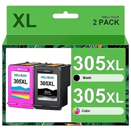 Produktbild: 305XL 305 XL Druckerpatronen Kompatibel für HP 305 Druckerpatronen für HP DeskJet 2700 2710 2720 DeskJet Plus 4110 4120 Envy 6010 6020 6032 Envy Pro 6400 6420 (Schwarz, Farbe)