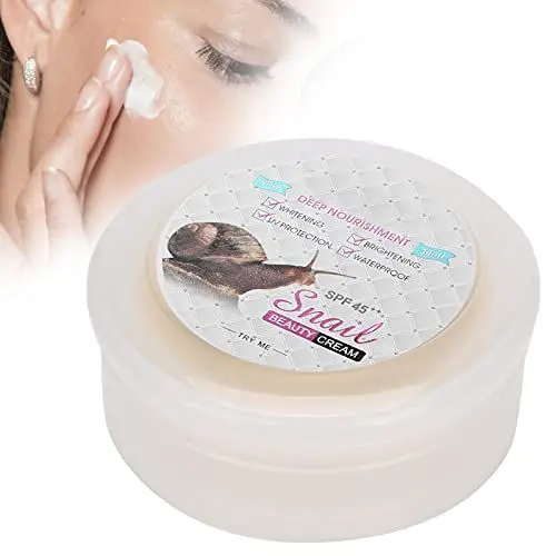 Produktbild: 30ml Snail Collagen Cream, Schneckenschleim Creme, Concealer Brightening Pearl Cream, hyaluronic acid moisturizer anti Wrinkle Feuchtigkeitsspendende Pflegecreme für das Gesicht SPF 45++