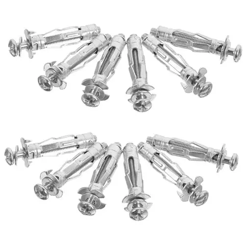 Produktbild: 30st Stahl-trockenbauschrauben Für Schnellbauschrauben Wagenheber-befestigungsmuttern Schnuranker Wandbolzen Babysicher Wandhaken Terrassendielen Bereit M5 Silver Verzinkter Stahl Generisch