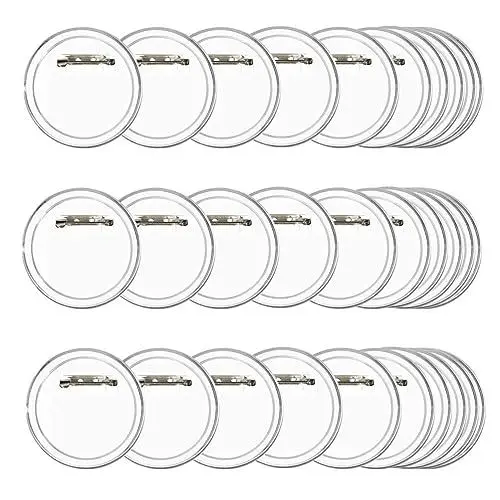 Produktbild: 30-teiliges Anstecknadel-Design, 6 cm, transparent, für Bastelarbeiten und Bastelarbeiten von Kindern