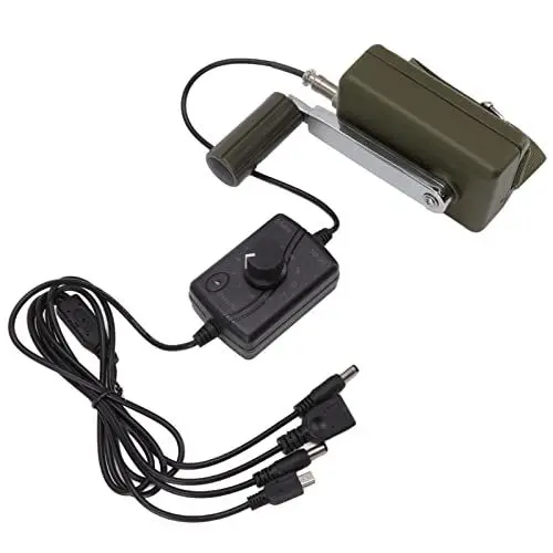 Produktbild: 30W Handkurbel-Generator, Wasserdichter Outdoor-Handkurbel-Stromgenerator, Tragbarer Manueller Handkurbel-Generator